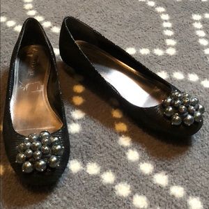 Back beaded flats!